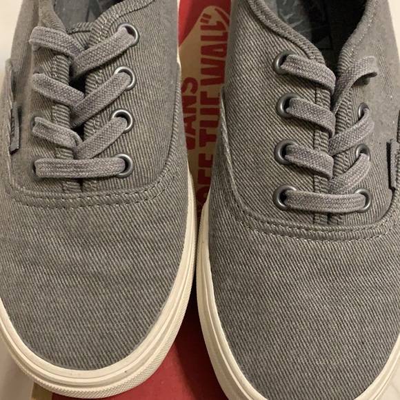 Vans Authentic Pewter/Marshmallow Men’s 6 Women’s 7.5 - Picture 3 of 3
